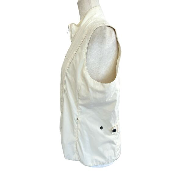 Mountain Horse Full Zip Riding Vest Women Medium Cream Equestrian Horses Outdoor - Picture 10 of 12